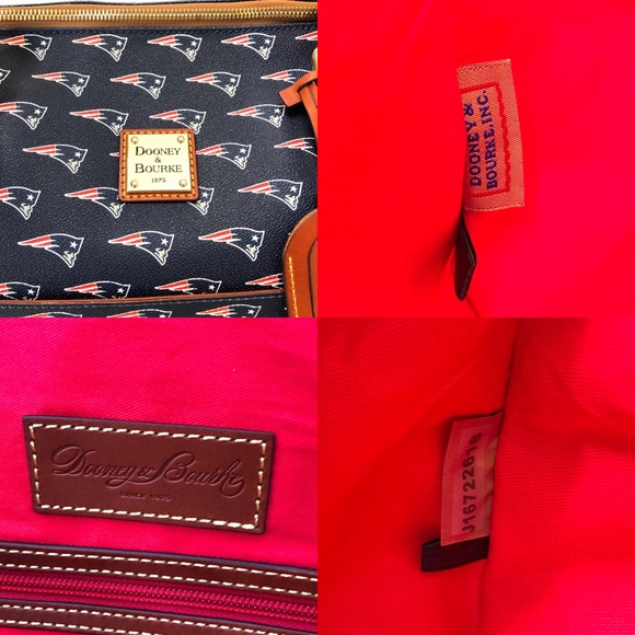 Dooney & Bourke NFL Patriots Logo Medium Duffel - Picture 8 of 8